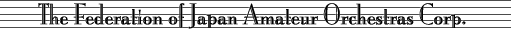 Federation of Japan Amateur Orchestras Corp.